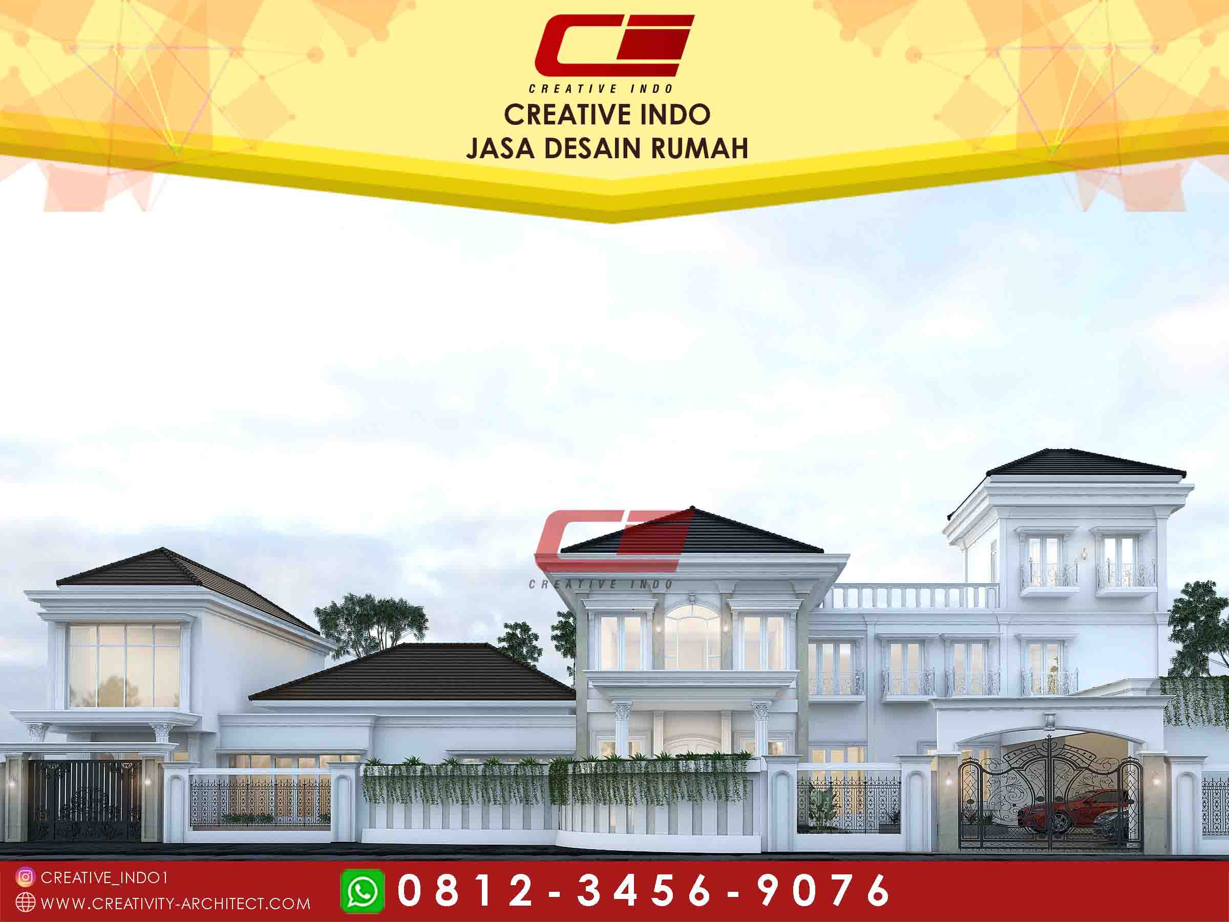 Jasa Desain Rumah Mediterania