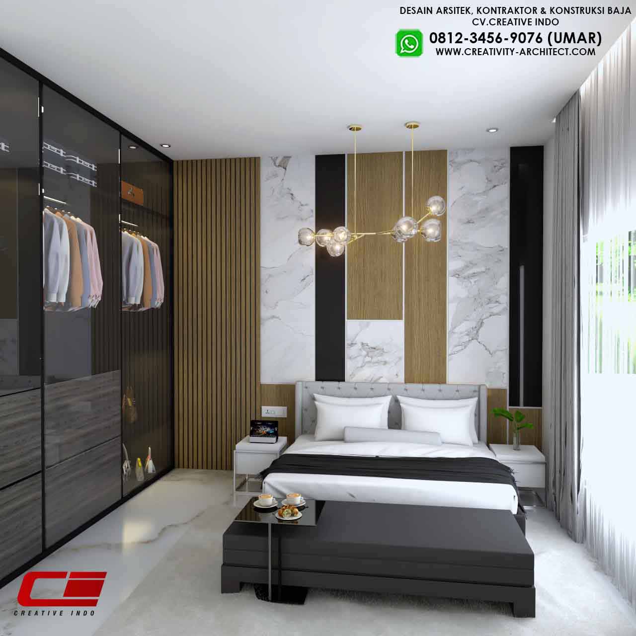 JASA DESAIN KAMAR UTAMA