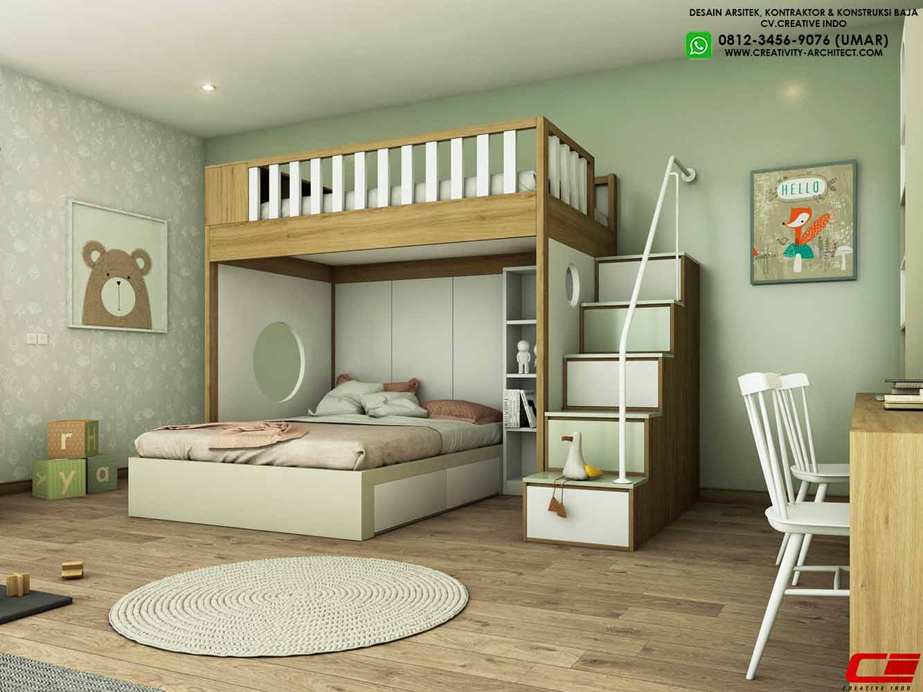 JASA INTERIOR KAMAR ANAK