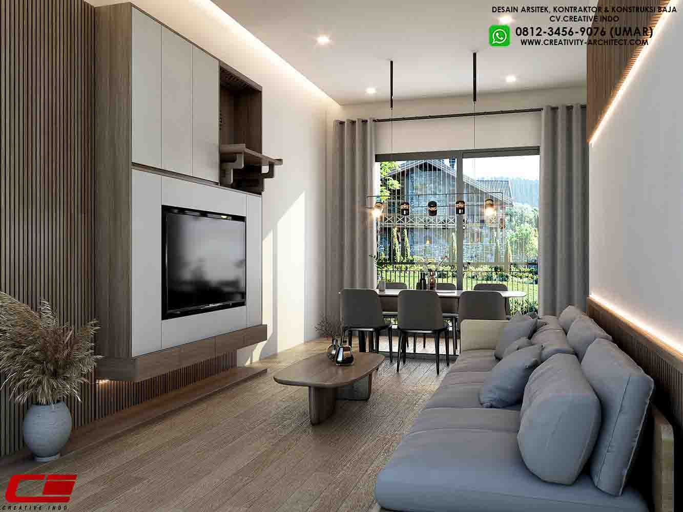 JASA INTERIOR RUANG KELUARGA