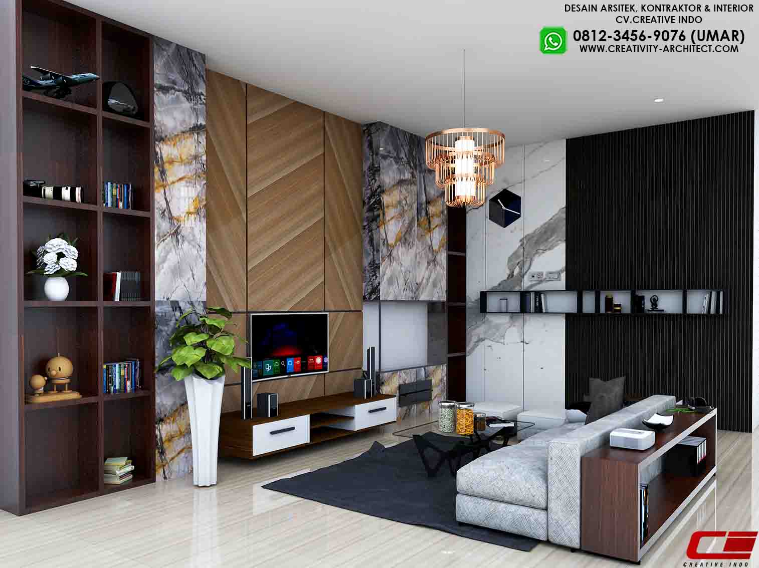 JASA INTERIOR RUANG KELUARGA